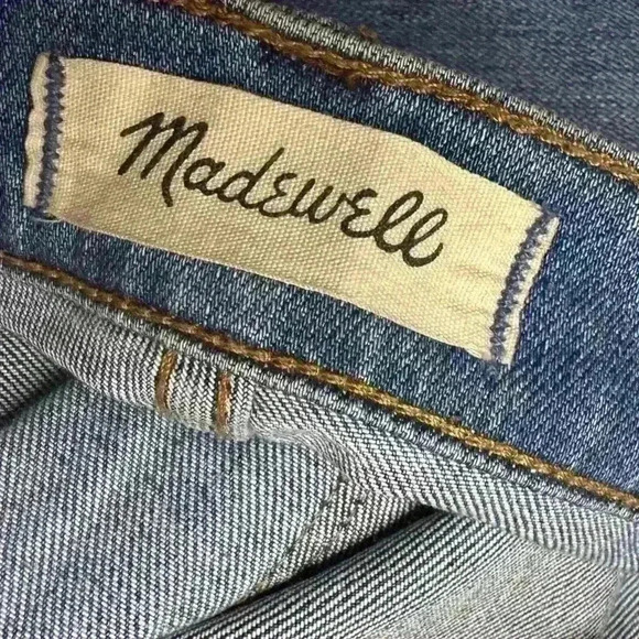 MADEWELL 9" High-Rise Skinny Jeans in Allegra Wash Rip & Repair Edition Sz. 27 T - Picture 14 of 15